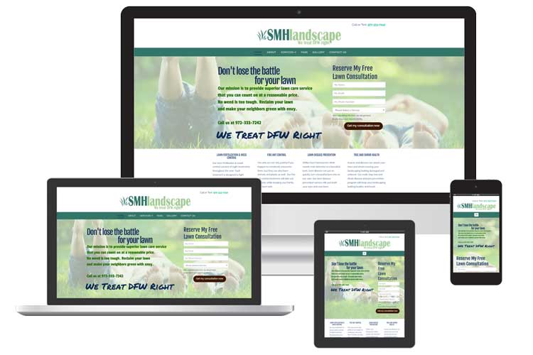 Lawn & Tree Service Web Design